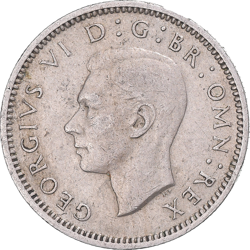 Moneta, Wielka Brytania, 6 Pence, 1947
