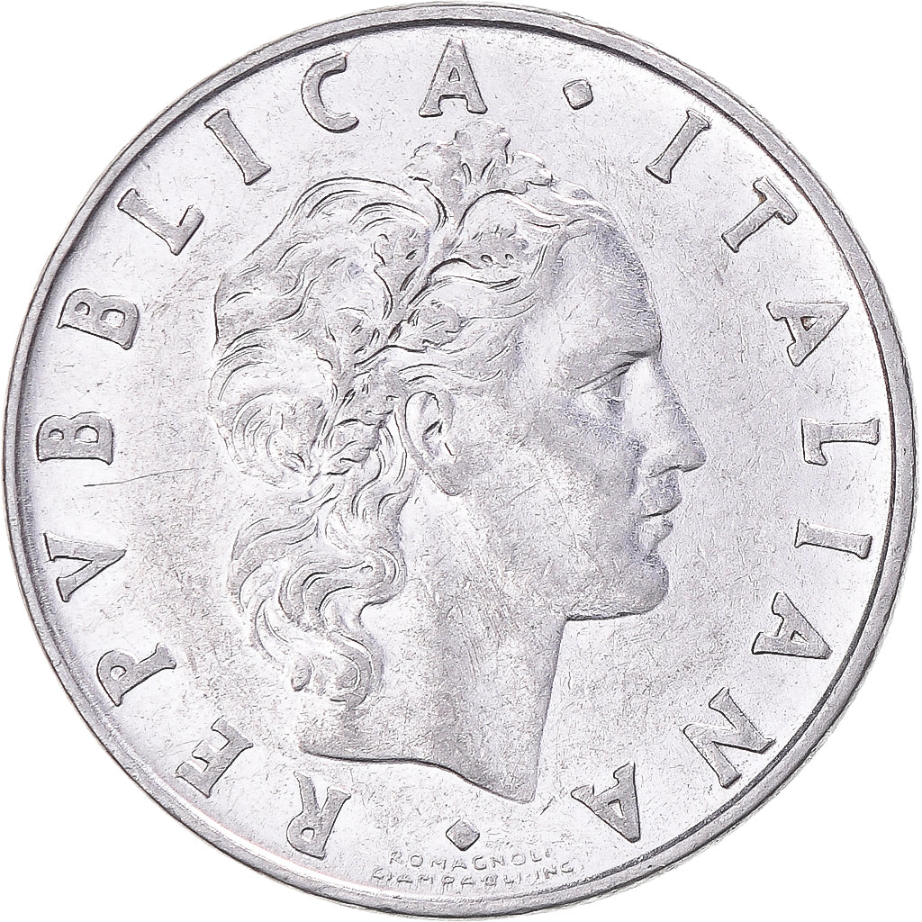 Coin, Italy, 50 Lire, 1973