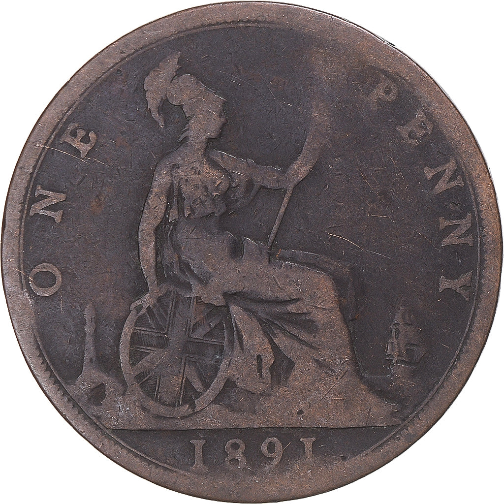 Moneta, Gran Bretagna, Penny, 1891