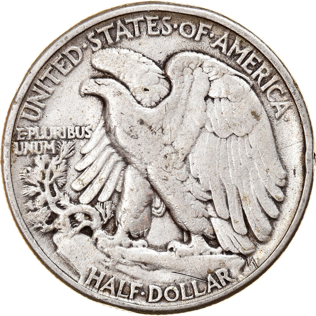 Coin, United States, Walking Liberty Half Dollar, Half Dollar, 1941, U.S. Mint