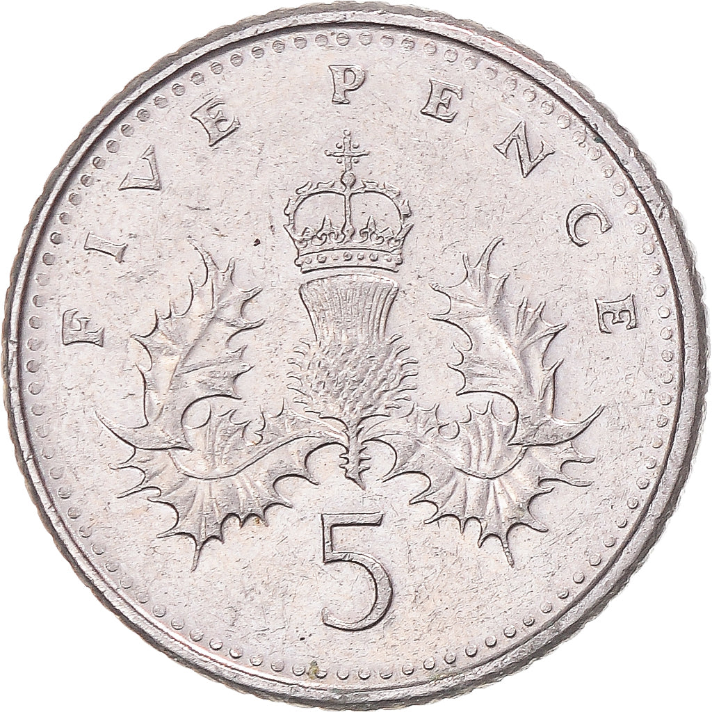 Munten, Groot Bretagne, 5 Pence, 1996