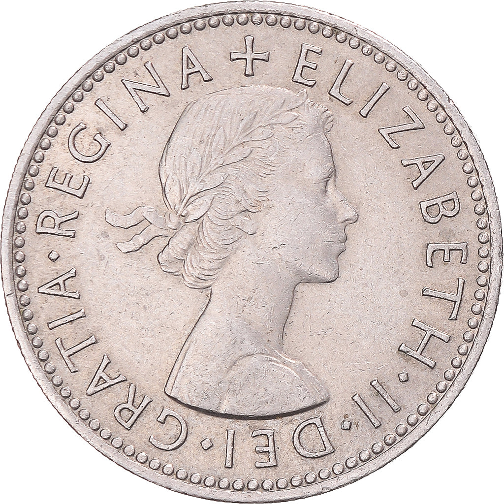 Münze, Großbritannien, Shilling, 1955