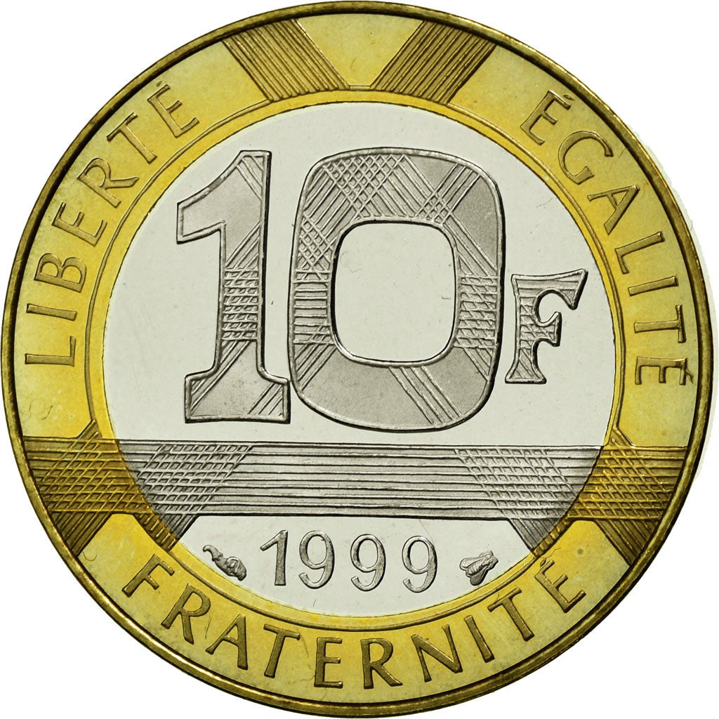 Coin, France, Génie, 10 Francs, 1999, MS(65-70), Aluminum-Bronze, Gadoury:827a