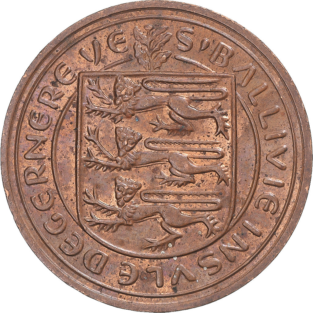 Coin, Guernsey, 2 Pence, 1979