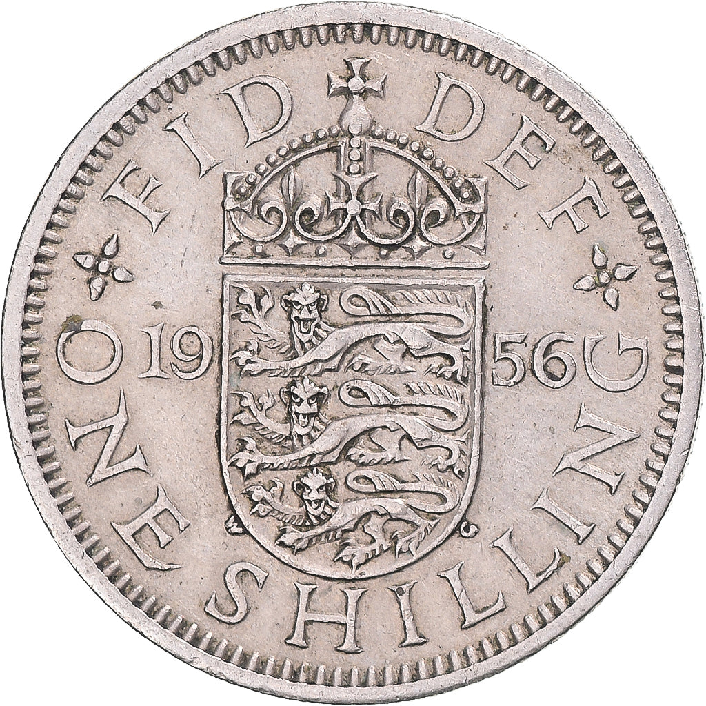 Moneta, Wielka Brytania, Shilling, 1956