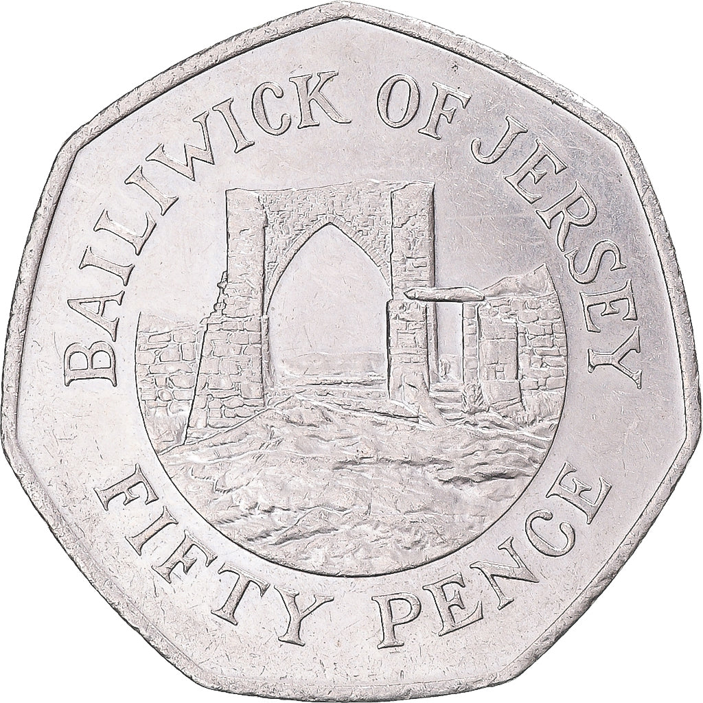 Münze, Jersey, 50 Pence, 1997