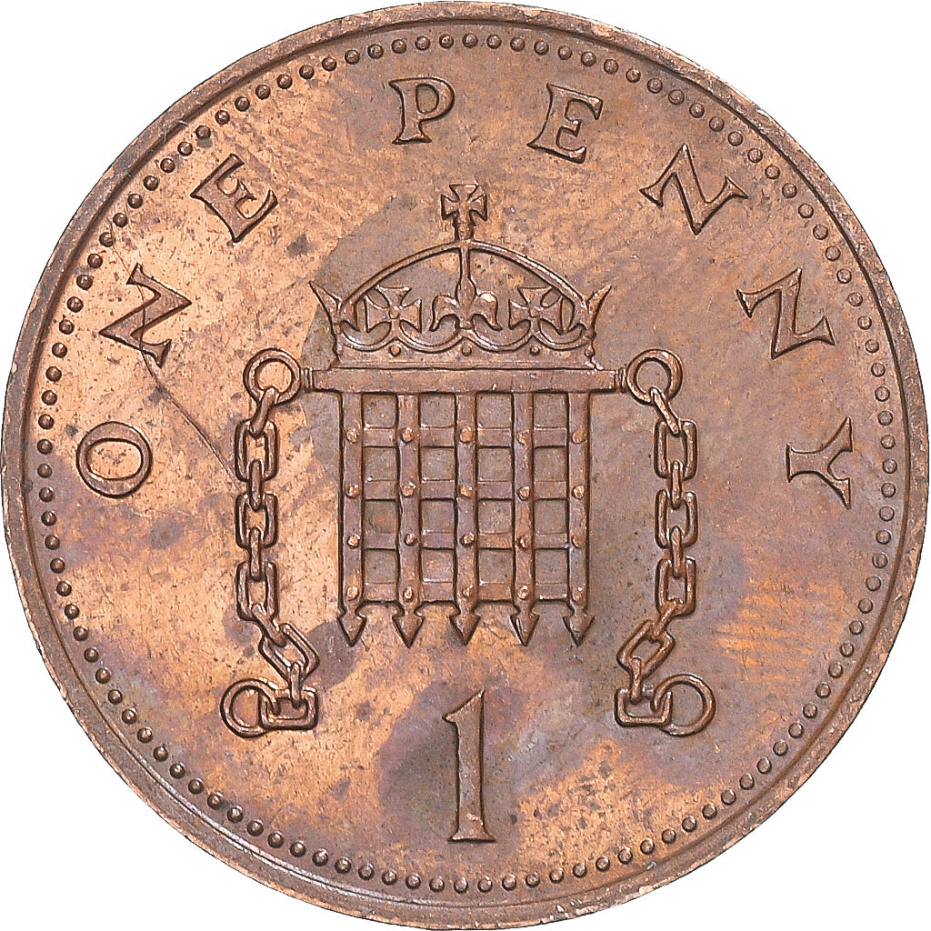 Moeda, Grã-Bretanha, Penny, 1985
