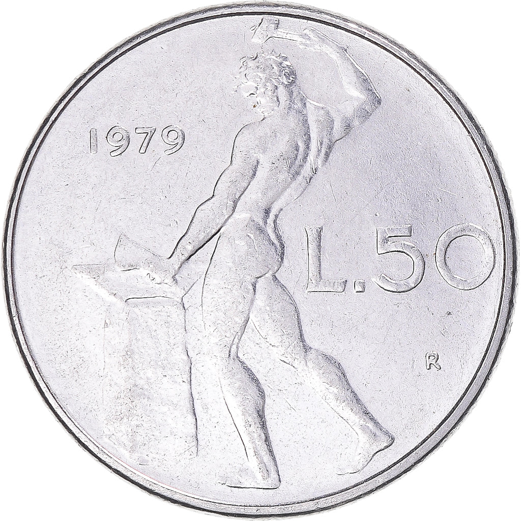 Moneda, Italia, 50 Lire, 1979