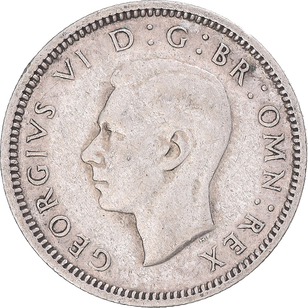 Coin, Great Britain, 6 Pence, 1939