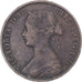 Moeda, Grã-Bretanha, 1/2 Penny, 1861