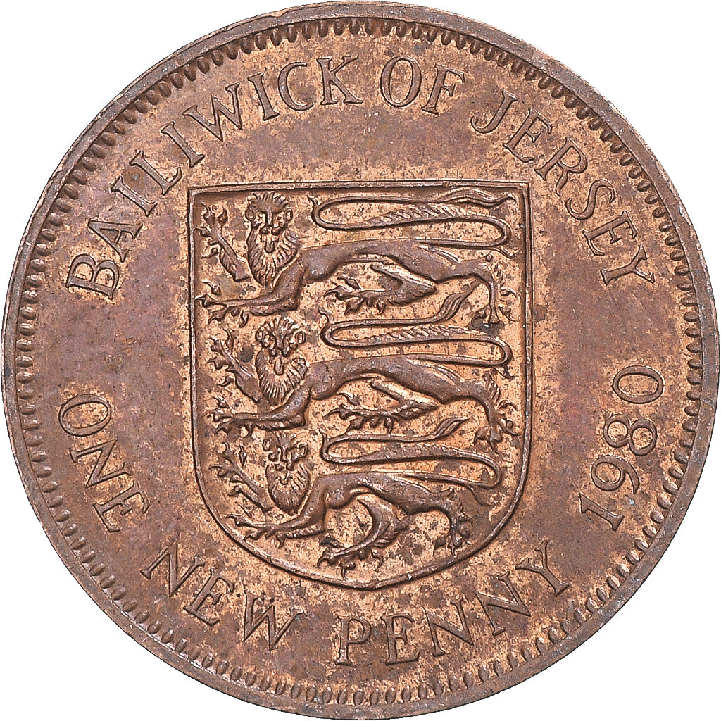 Münze, Jersey, New Penny, 1980