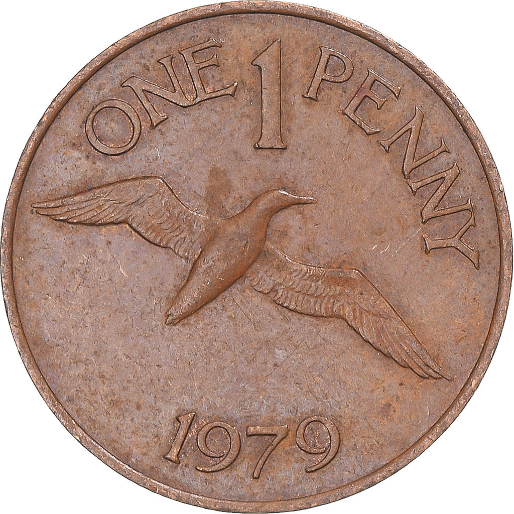 Coin, Guernsey, Penny, 1979
