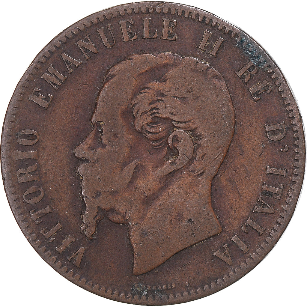 Münze, Italien, 10 Centesimi, 1863