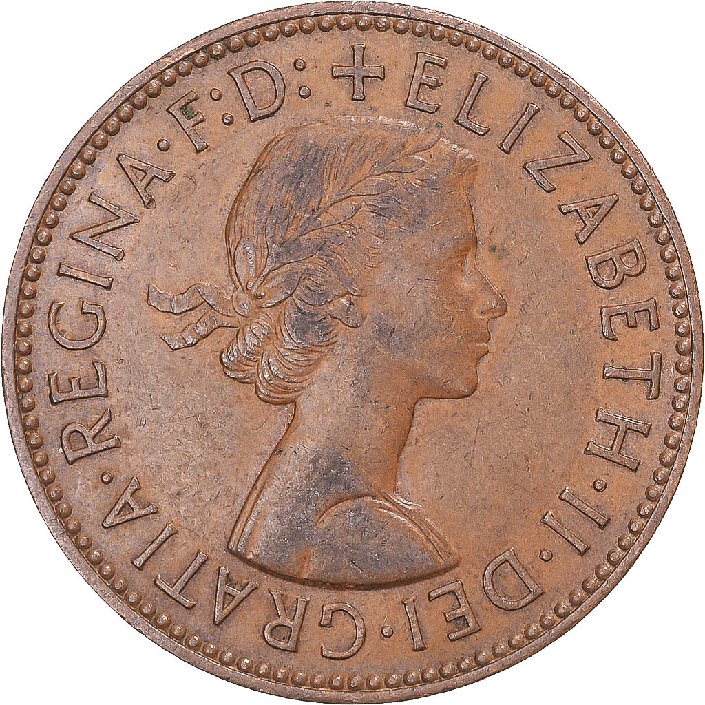 Monnaie, Grande-Bretagne, 1/2 Penny, 1962