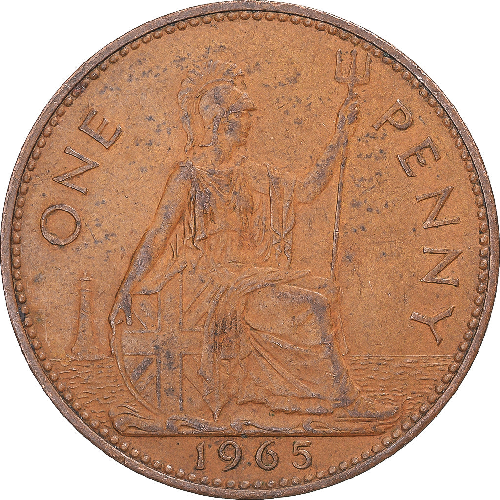 Moneta, Wielka Brytania, Penny, 1965