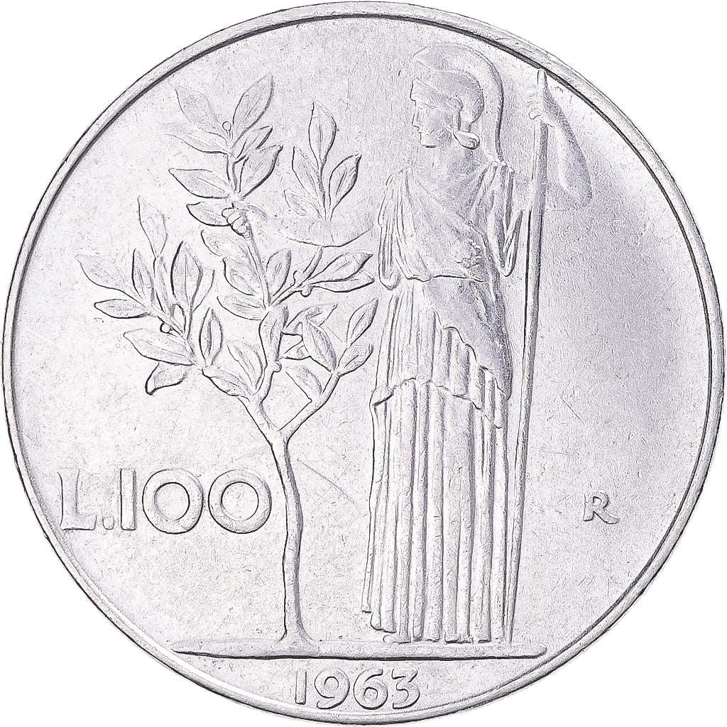 Coin, Italy, 100 Lire, 1963