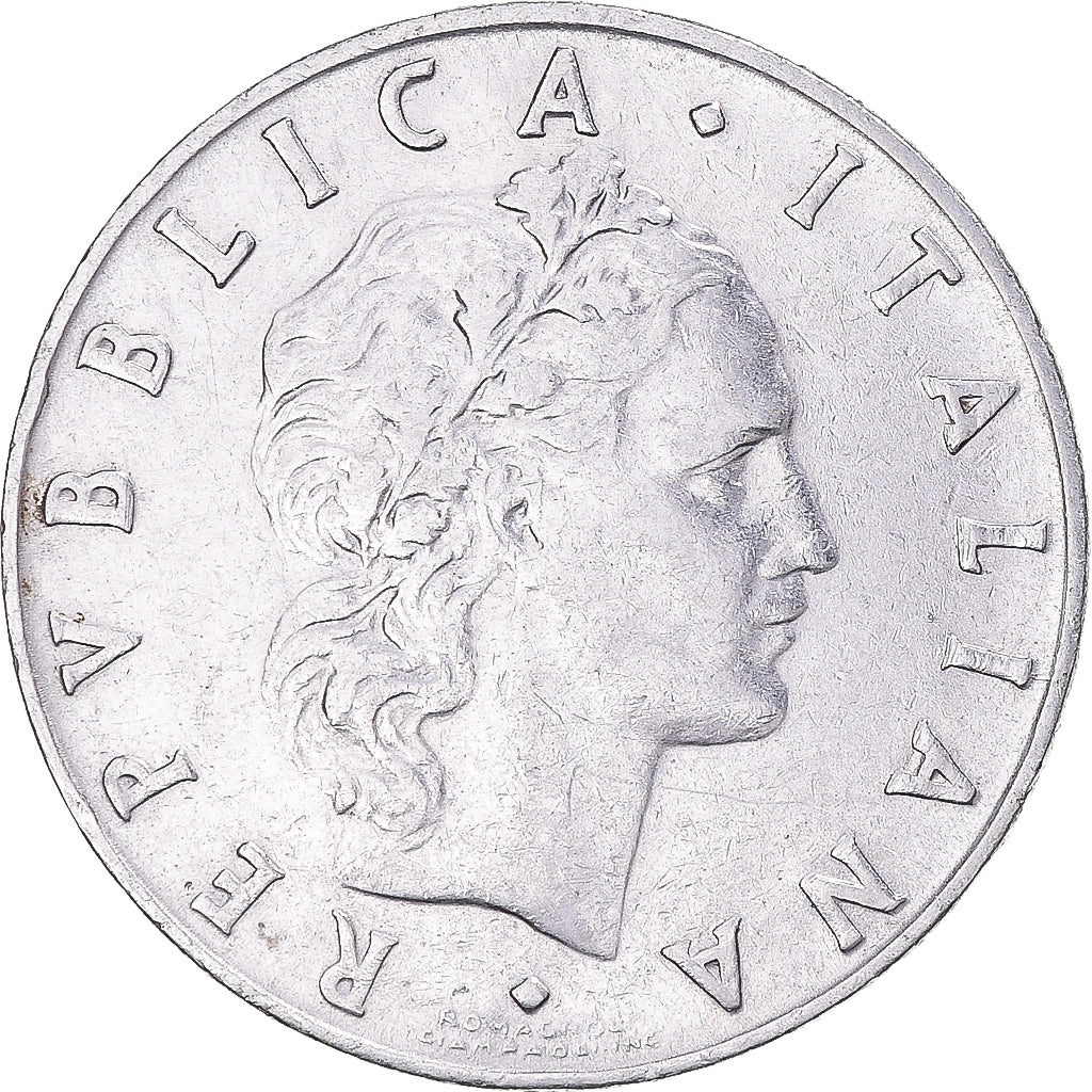 Moneda, Italia, 50 Lire, 1955