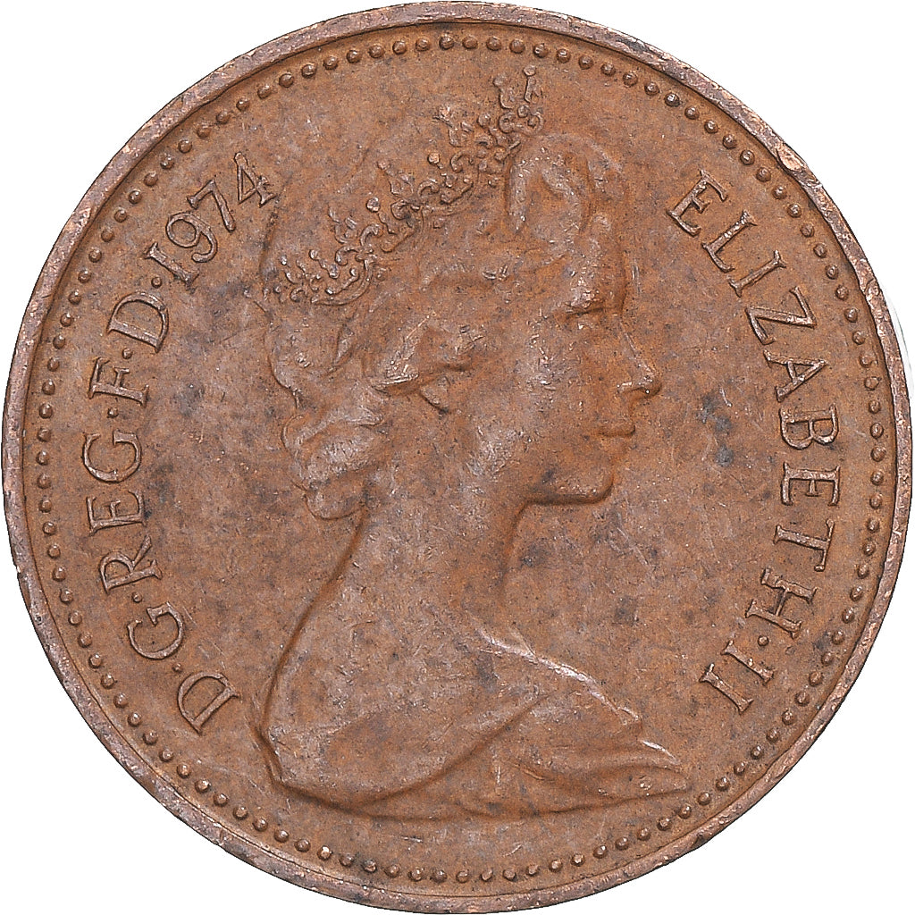 Moeda, Grã-Bretanha, New Penny, 1974