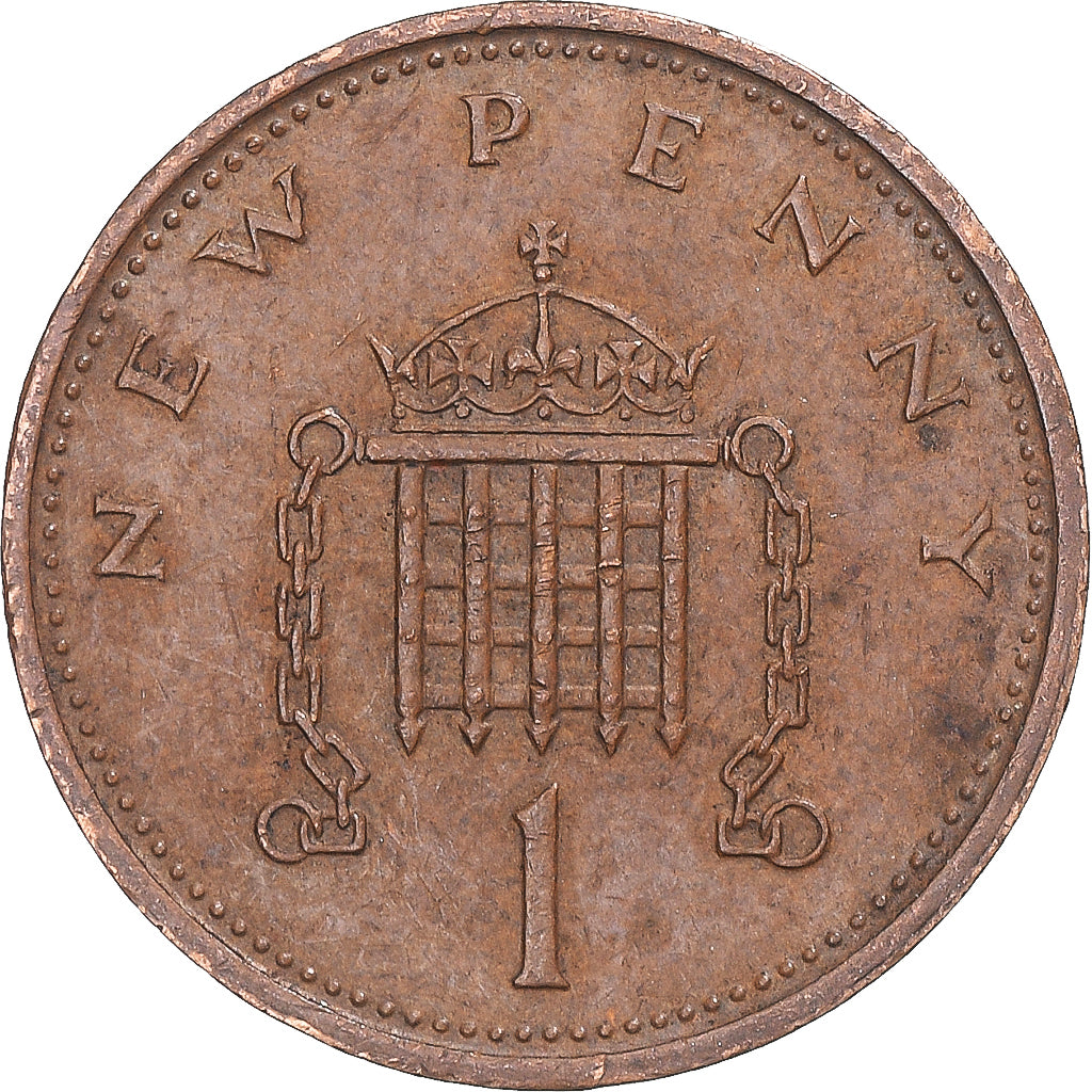 Moeda, Grã-Bretanha, New Penny, 1974