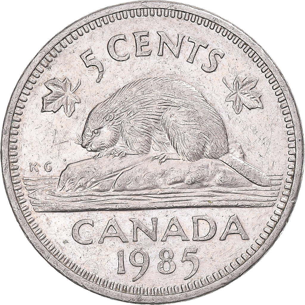 Moneta, Canada, 5 Cents, 1985