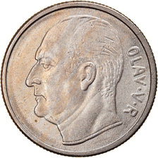 Coin, Norway, Olav V, Krone, 1967, Kongsberg, EF(40-45), Copper-nickel, KM:409