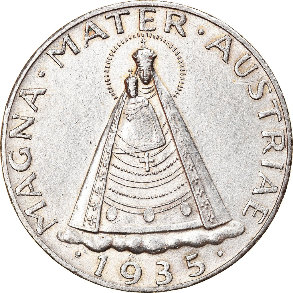 Coin, Austria, 5 Schilling, 1935, Vienne, AU(50-53), Silver, KM:2853