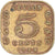 Moneta, Cejlon, 5 Cents, 1944