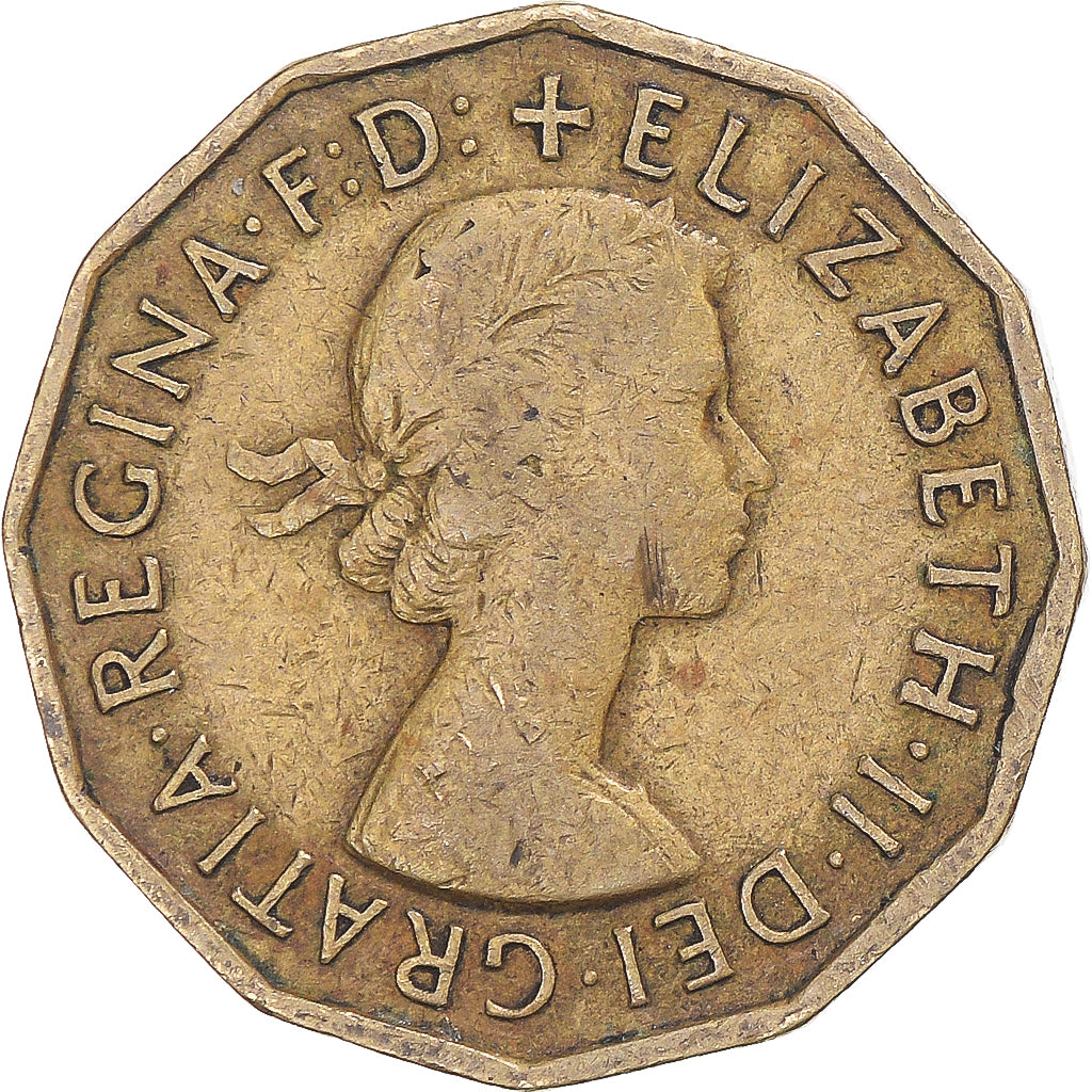 Moneta, Gran Bretagna, 3 Pence, 1955