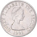 Monnaie, Jersey, 5 Pence, 1991