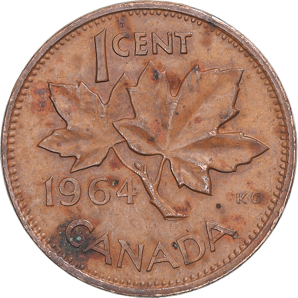Moneta, Canada, Cent, 1964