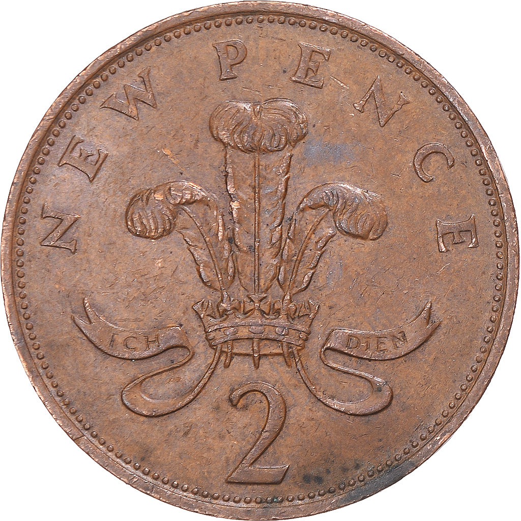 Moneta, Wielka Brytania, 2 New Pence, 1975