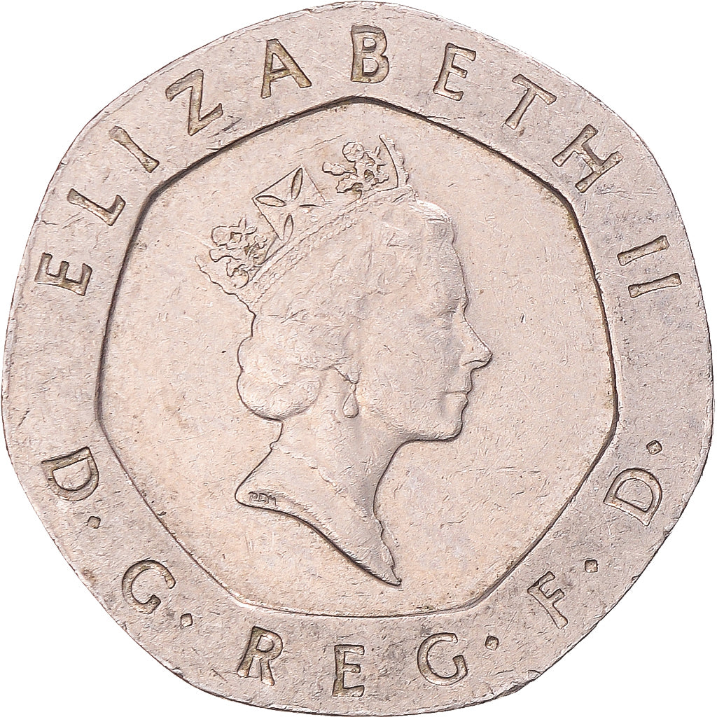 Coin, Great Britain, 20 Pence, 1985