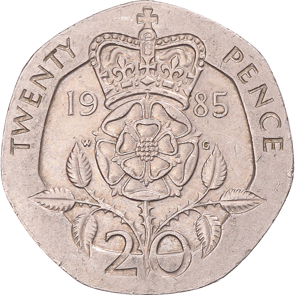 Coin, Great Britain, 20 Pence, 1985