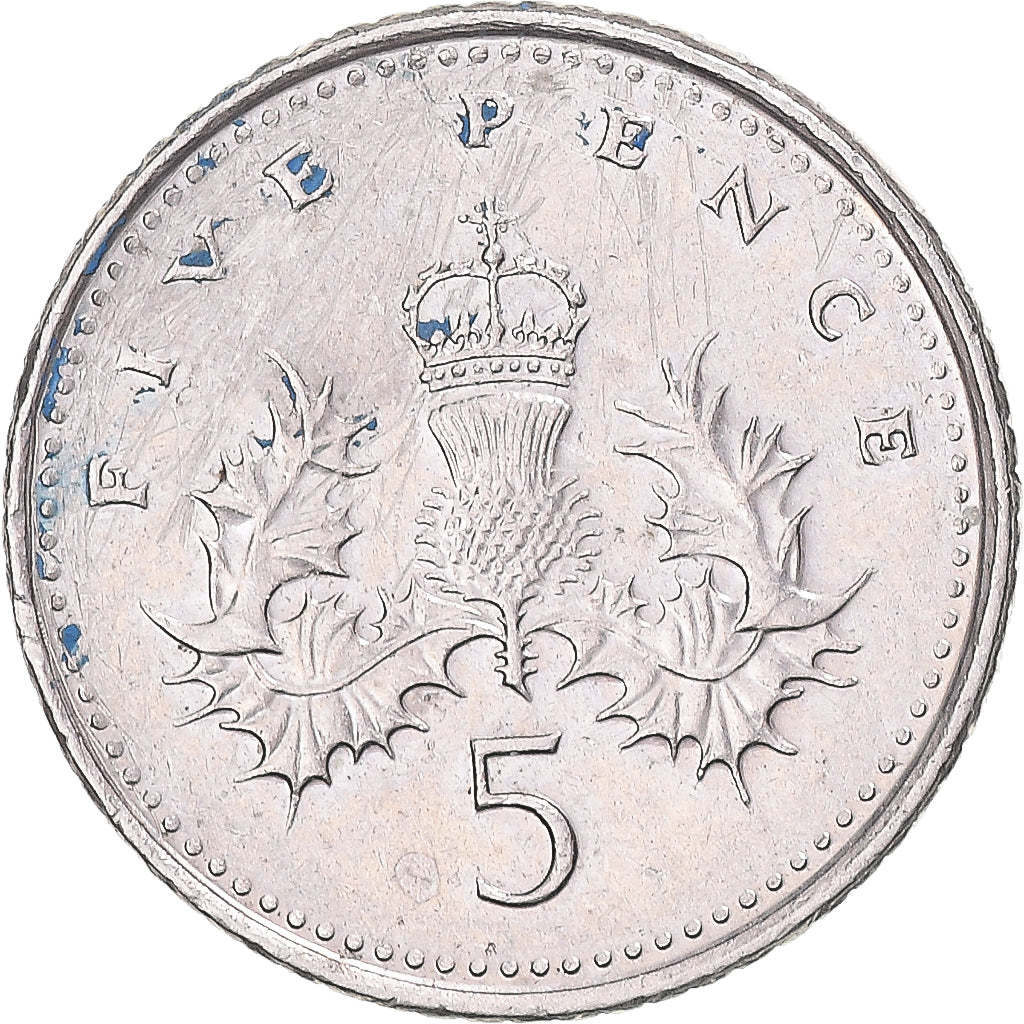 Moneta, Wielka Brytania, 5 Pence, 2005