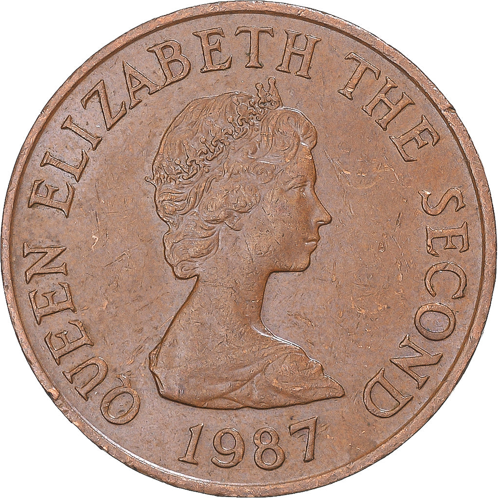 Moneda, Jersey, 2 Pence, 1987