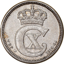 Coin, Denmark, Christian X, 10 Öre, 1914, Copenhagen, EF(40-45), Silver