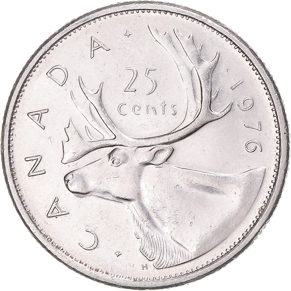 Moneta, Canada, 25 Cents, 1976