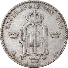 Coin, Sweden, Oscar II, 10 Öre, 1880, Eskilstuna, EF(40-45), Silver, KM:755