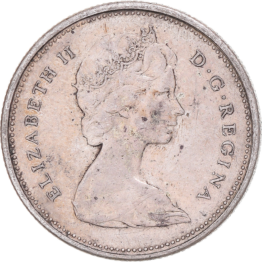 Moneta, Canada, 25 Cents, 1968