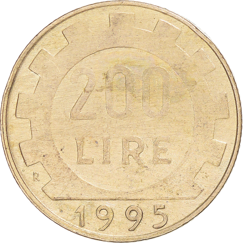 Munten, Italië, 200 Lire, 1995