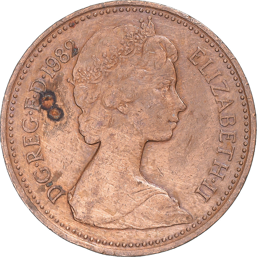 Moeda, Grã-Bretanha, Penny, 1982