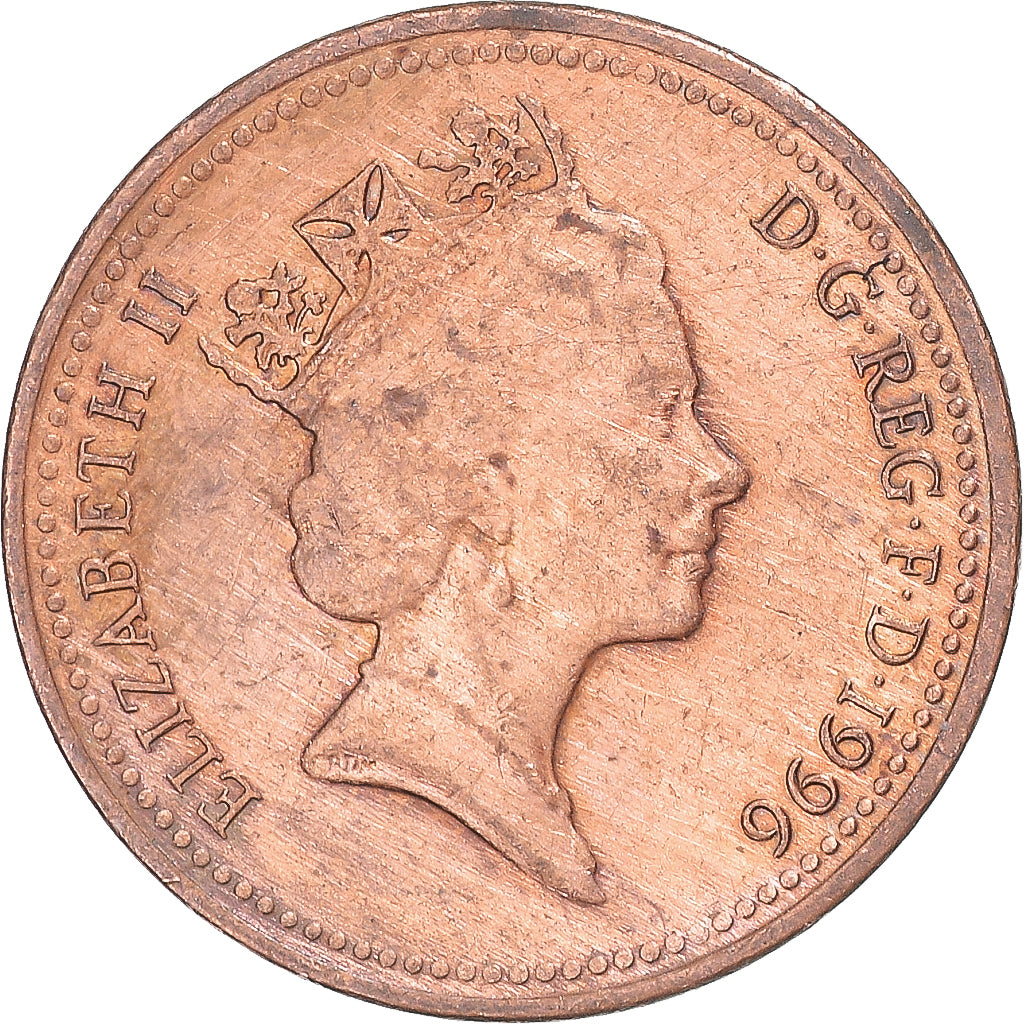 Moeda, Grã-Bretanha, Penny, 1996