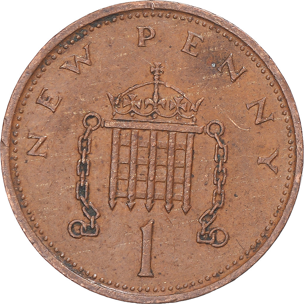 Moeda, Grã-Bretanha, New Penny, 1977
