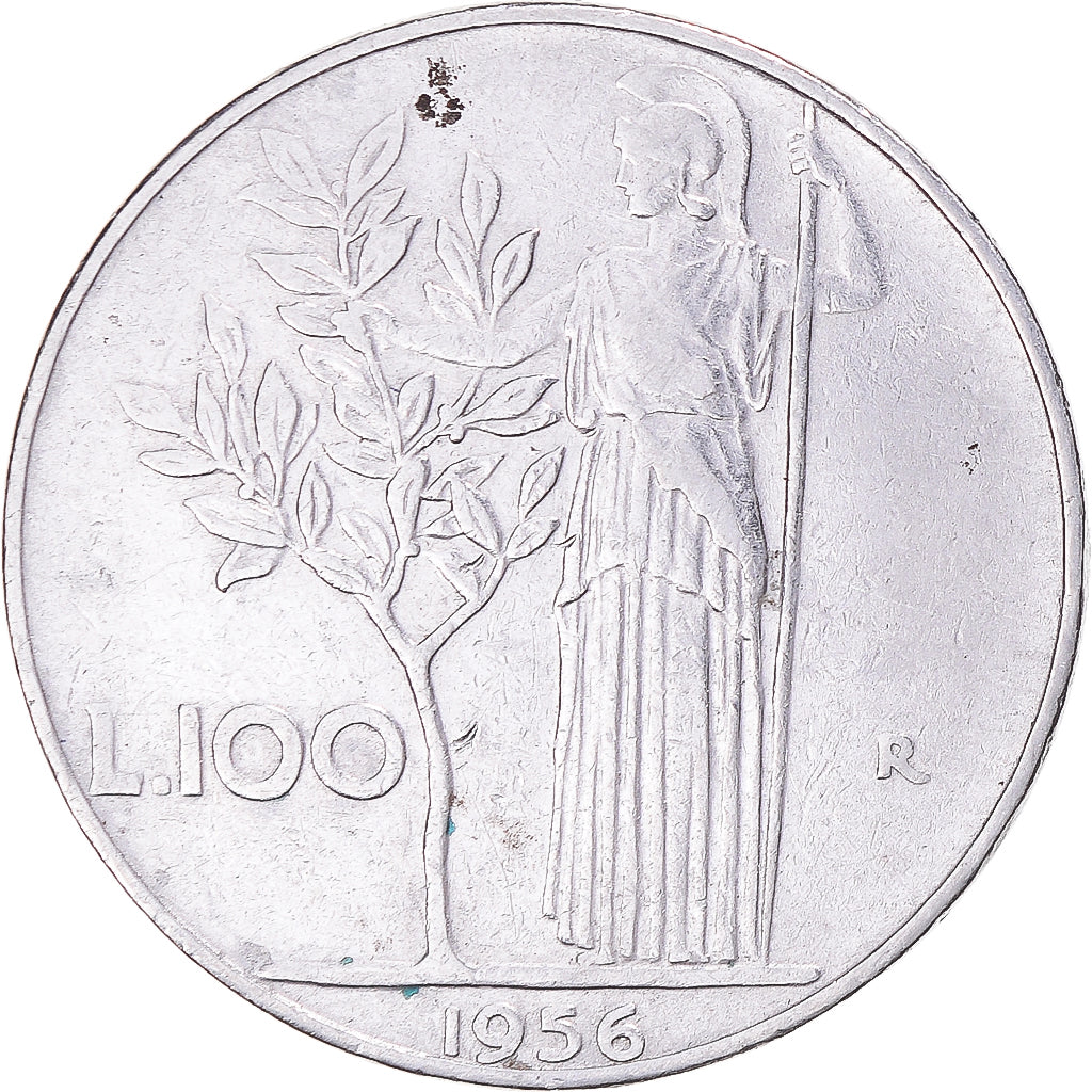 Münze, Italien, 100 Lire, 1956