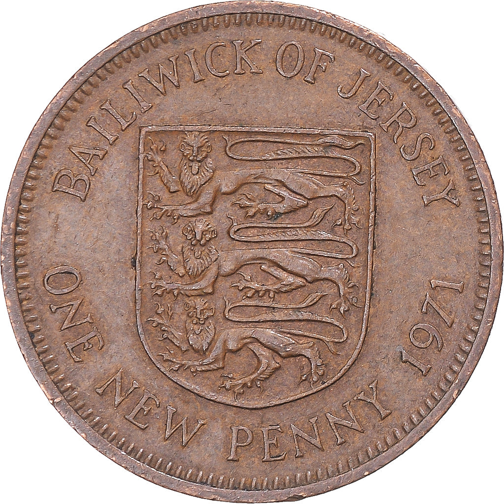 Munten, Jersey, New Penny, 1971