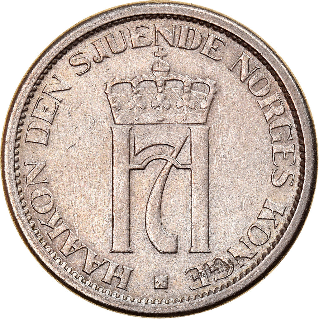 Monnaie, Norvège, Haakon VII, Krone, 1951, TTB, Copper-nickel, KM:397.1
