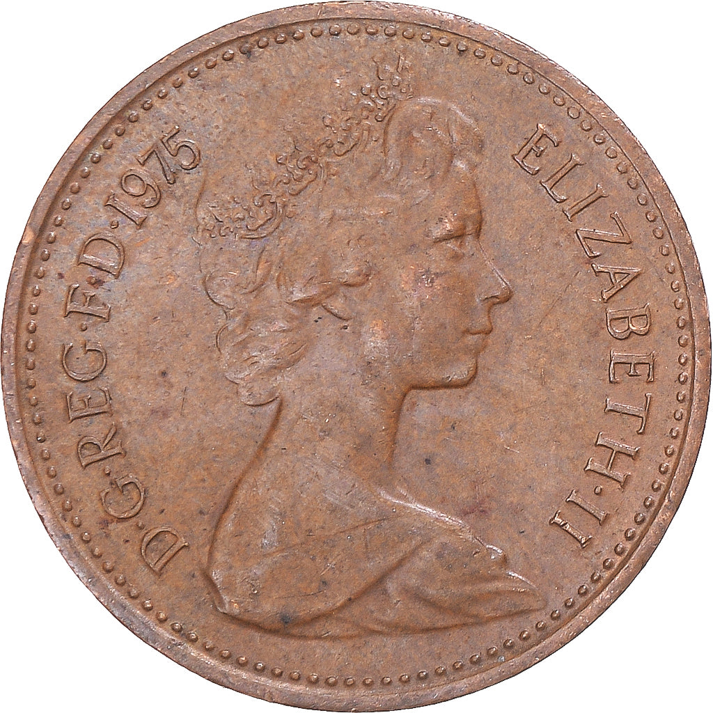 Moeda, Grã-Bretanha, New Penny, 1975