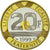 Coin, France, Mont Saint Michel, 20 Francs, 1999, MS(65-70), Tri-Metallic