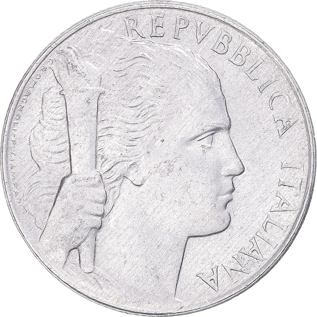Moneta, Włochy, 5 Lire, 1949