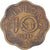 Coin, Ceylon, 10 Cents, 1944